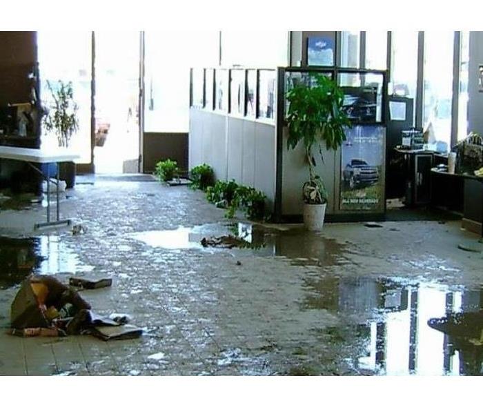 A Business Damaged From a Flood