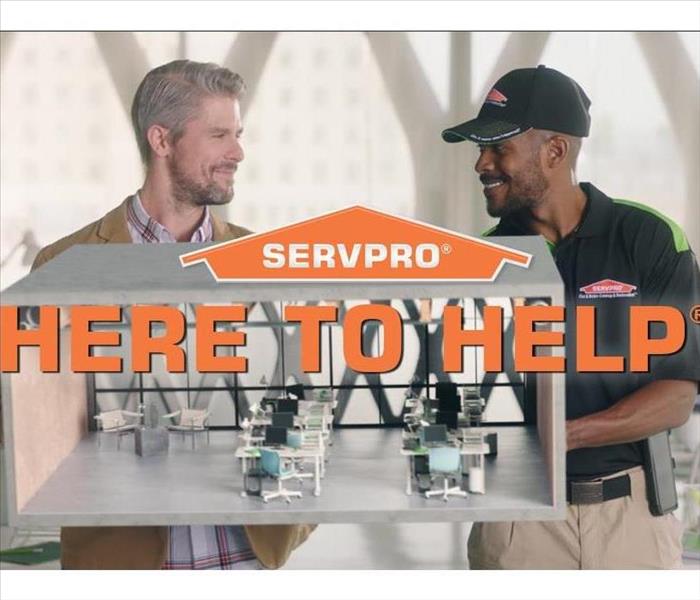 Servpro consulting a business owner